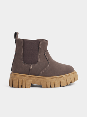 Jet Younger Boys Brown Chelsea Boot