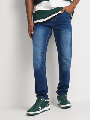 Men's Relay Jeans Sustainable Straight Leg Blue Denim