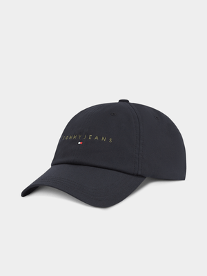 Men's Tommy Hilfiger Black Tjm Linear Logo Cap